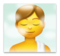 Man in Steamy Room emoji on LG